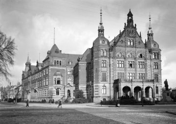 Münster, Landeshaus der Provinzialverwaltung Westfalen am Freiherr-vom-Stein-Platz, undatiert.