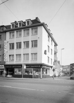 Hirsch-Apotheke, Hamm, Bahnhofstraße 39 - Inhaber Dr. Friedrich Verspohl. Undatiert.