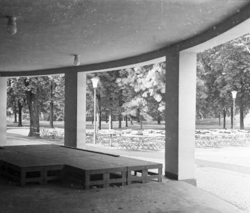 Kurhaus Bad Hamm - der Musikpavillon um 1959.