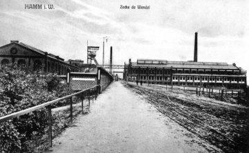 Zeche de Wendel, Hamm-Herringen - 1937 umbenannt in "Heinrich Robert". Undatiert, um 1910.