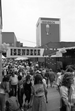 "Isenbeck Night" - Betriebsfest der Isenbeck-Brauerei, Hamm, 1987.