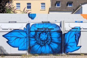 Mauer- und Garagenkunst in Herne, Straße des Bohrhammers