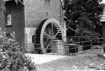 Ölmühle Düsterhus am Haustenbach - Delbrück, Boker Straße, um 1952