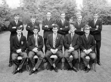 Windsor Boys' School, Hamm: Schülergruppe oder Abolventen, 1963. 