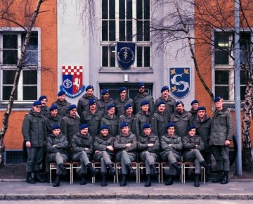 Bundeswehr-Sanitätsbataillon Nr. 7, Hamm, 1983. Anlass und Kaserne unbezeichnet.