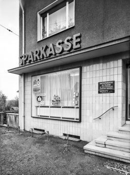 Amtssparkasse Pelkum, Zweigstelle Nordbögge (ab 1968 Gmde. Bönen), 1965.