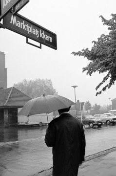Markplatz in Castrop-Rauxel-Ickern, Mai 1973.