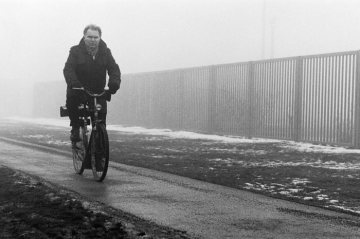 Smog-Wetterlage in Castrop-Rauxel, Januar 1987.