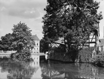 Soest, "Großer Teich" in der Altstadt. Undatiert.