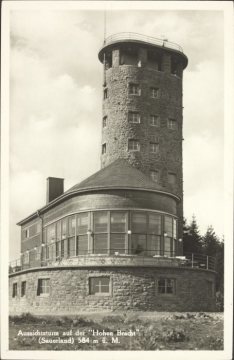 Aussichtsturm "Hohe Bracht" in Bilstein (Gemeinde Lennestadt), 1930 eröffnet