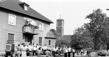 Pfarrfest der Herz Jesu-Gemeinde in Rauxel, Juni 1970.