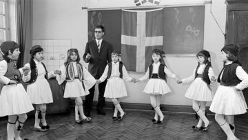 In der griechischen Schule Castrop-Rauxel-Ickern, 1966.