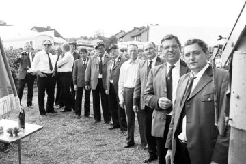 August 1982: Vogelschießen des Bürgerschützenvereins Henrichenburg, Castrop-Rauxel.