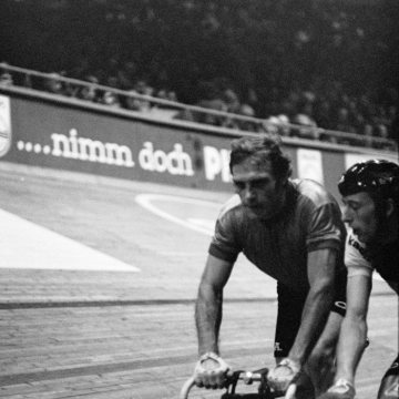 Sechstagerennen in der Dortmunder Westfalenhalle, November 1971.