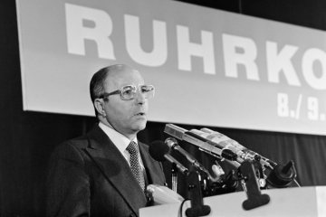Ruhrkonferenz 1979, Europahalle Castrop-Rauxel. Redner namentlich nicht überliefert.