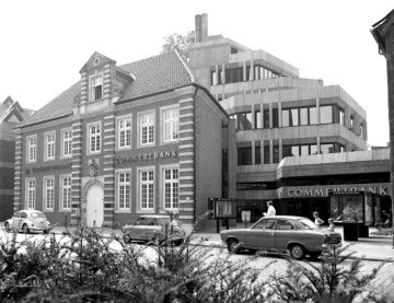 Münster-Altstadt, 1974 - Königsstraße mit Commerzbank.