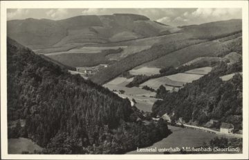 Lennetal unterhalb Milchenbach (Gemeinde Lennestadt), undatiert
