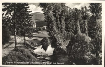Wenholthausen (Gemeinde Eslohe), Partie an der Wenne, undatiert (1930er/1940er Jahre?)
