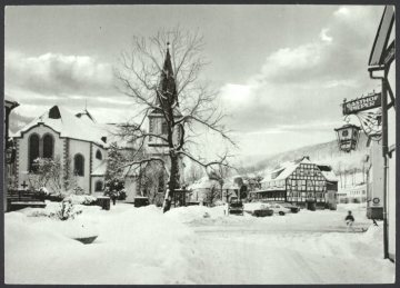 Bödefeld im Schnee (Gemeinde Schmallenberg), undatiert (1960er Jahre?)