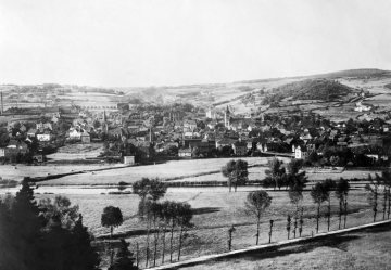 Herdecke und die Ruhr 1910 - Blick aus Richtung Kaisberg