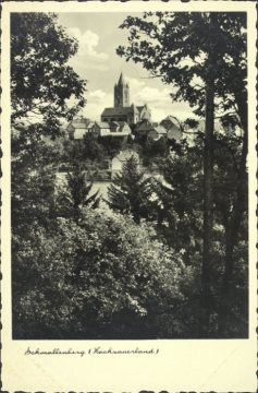 Blick zur St.-Alexander-Kirche in Schmallenberg, undatiert