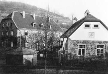 Pflege- und Obdachlosenheim Herdecke im Gebäude der ehemaligen Tuchfabrik. Undatiert, um 1930.