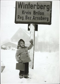 Winteridylle in Winterberg, undatiert (1950er/1960er Jahre?)