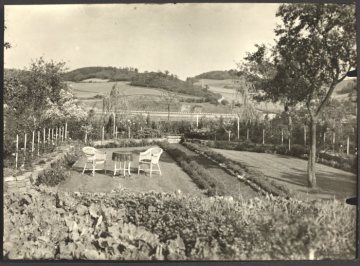 Der Garten des Gasthofs "Schulte" in Amecke (Gemeinde Sundern)