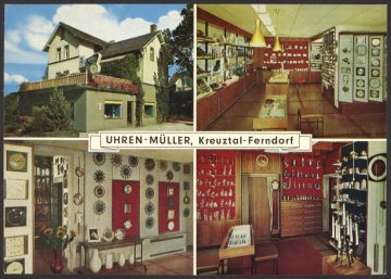 Eindrücke vom Juweliergeschäft "O. Müller" in Ferndorf (Gemeinde Kreuztal)