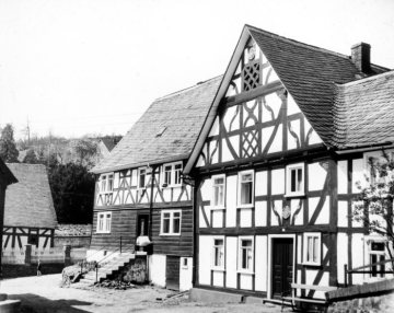 Neunkirchen, 1939 Fachwerkhäuser an der Kirchstraße 15. 