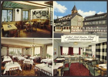 Saalhausen (Gemeinde Lennestadt) - Zum 275-jährigen Jubiläum 1966: Eindrücke vom Gasthof-Hotel-Pension "Voss"