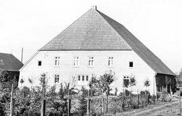 Hof Kokemoor, Stemwede-Oppendorf (Architekt Wilhelm Messelinck). Oktober 1949.