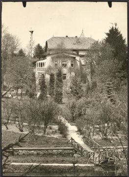 Das "Haus Widey" bei Warstein vom Park aus gesehen, undatiert (1930er Jahre?)