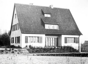 Verklinkertes Einfamilienhaus, Bochum, 1950-1955.
