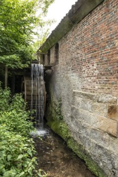 Horstmar-Leer, 2019: Wennings Mühle, Sandsteinbau aus dem 16. Jahrhundert (Standort Ostendorf 60).