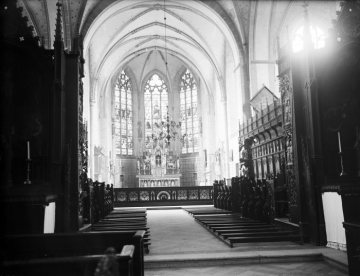 St. Johannes-Kirche in Cappenberg: Chorraum mit Chorgestühl