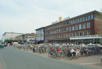 Fahrradparkplatz am Hauptbahnhof