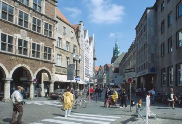 Die Altstadt im Bereich Rothenburg und Prinzipalmarkt