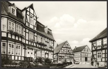 Fachwerkhäuser in Bigge (Gemeinde Olsberg)