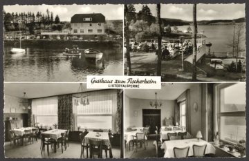 Meinerzhagen-Windebruch, Eindrücke vom Gasthaus "Zum Fischerheim" an der Listertalsperre