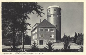 Der 1937 umgebaute Astenturm bei Winterberg, undatiert (um 1940?)
