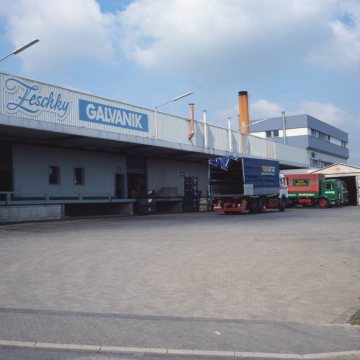 Die Zeschky GmbH & Co. KG (Galvanik) im Gewerbegebiet Nielande, Schmandbruch