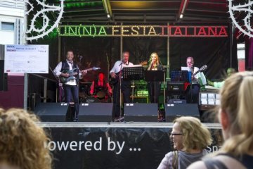 "Un(n)a Festa Italiana" in Unna am 26. Mai 2017 - Auftritt der Band "Gil Orsi"