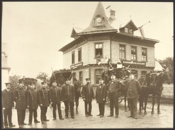 Das Kaiserliche Postamt in Bad Fredeburg (Gemeinde Schmallenberg), undatiert (um 1900?)