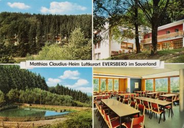 Eversberg (Gemeinde Meschede), Eindrücke vom der Familienferienstätte Matthias-Claudius-Heim, 1962 gegründet