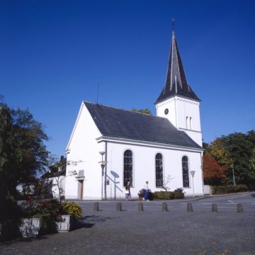 Schiefergedeckte Kirche in Rüggeberg
