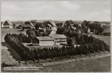 Blick auf das Kinderkurheim der Arbeiterwohlfahrt in Altastenberg (Gemeinde Winterberg)