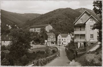 Blick zur Jugendherberge in Altena, undatiert (1960er Jahre?)