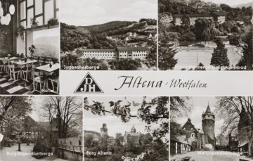 Eindrücke von der Jugendherberge in Altena, undatiert (1960er Jahre?)