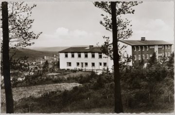 Blick zur Jugendherberge in Arnsberg, undatiert (1960er Jahre?)